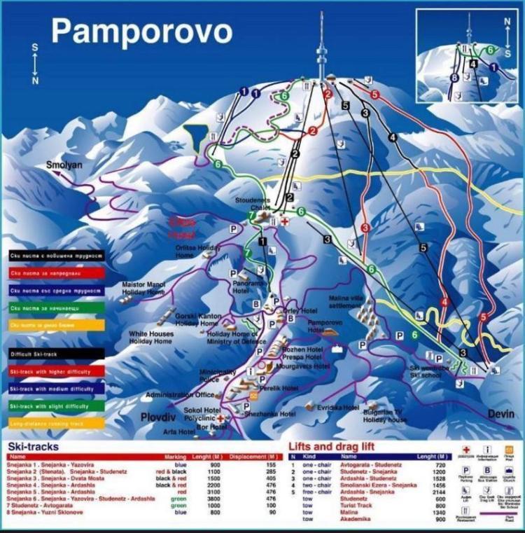 Замъка 1 Aparthotel Pamporovo Ngoại thất bức ảnh